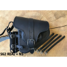 LEATHER SADDLEBAG S62 REAL with drink holder H-D SOFTAIL