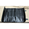 Tasche- / Messerabdeckung schwarzes Spaltleder MIT REISSVERSCHLUSS (Modell 3)