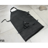 Tablier de protection en cuir F15/boucher/soudeur/cuisinier/barbecue/serrurier/forgeron