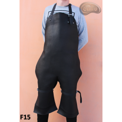 Tablier de protection en cuir F15/boucher/soudeur/cuisinier/barbecue/serrurier/forgeron