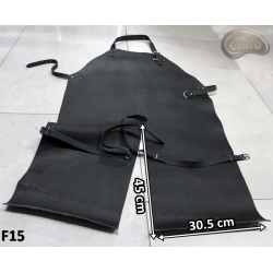 Tablier de protection en cuir F15/boucher/soudeur/cuisinier/barbecue/serrurier/forgeron