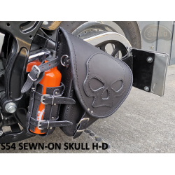 Borsa da moto S54 SEWN-ON SKULL H-D SOFTAIL