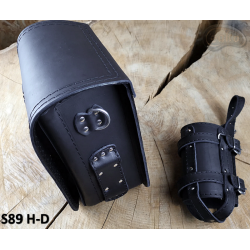 LEATHER SADDLEBAG S89 H-D Sportster