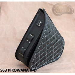 LEATHER SADDLEBAG S63 QUILTED H-D SOFTAIL