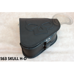 Satteltaschen S63 SKULL H-D SOFTAIL