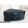 LEATHER SADDLEBAG S63 SKULL H-D SOFTAIL
