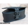 LEATHER SADDLEBAG S63 SKULL H-D SOFTAIL