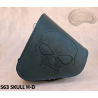LEATHER SADDLEBAG S63 SKULL H-D SOFTAIL