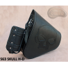 LEATHER SADDLEBAG S63 SKULL H-D SOFTAIL