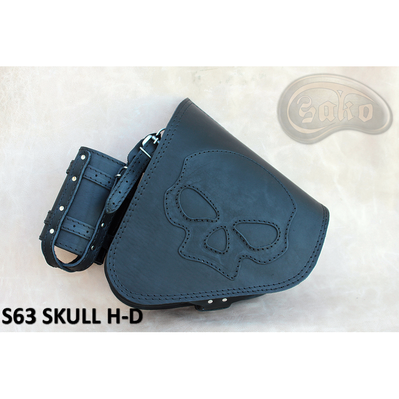 Borsa da moto S63 SKULL H-D SOFTAIL