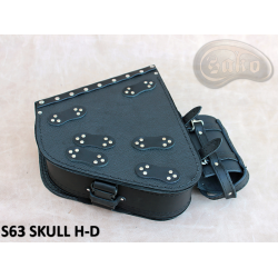 Bőr táska S63 SKULL H-D SOFTAIL