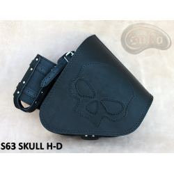 Satteltaschen S63 SKULL H-D SOFTAIL