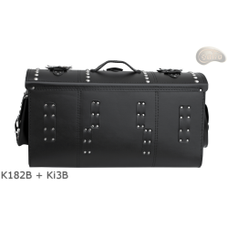 Bauletto per moto K1821 con serratura, tasche e sovrapposizioni