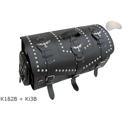 Kufer K1821 z zamkiem, nakładką i kieszonkami