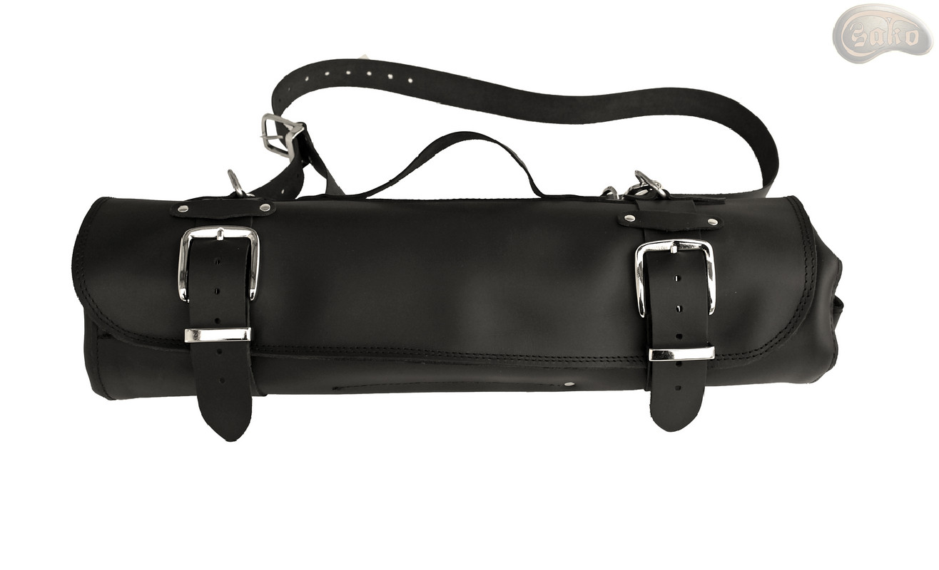 Sac à couteaux / pochette BLACK MATTE AVEC ZIPPE (modèle 3)