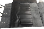 Sac à couteaux / pochette BLACK MATTE AVEC ZIPPE (modèle 3)
