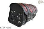 Coffre Moto K15A FLAME avec serrure   *Sur demande*