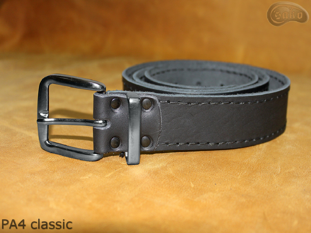 Ceinture de pantalon en cuir PA4 classique et universelle