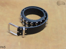 Ceinture pantalon/jupe en cuir PA5 avec rivets décoratifs 14 mm
