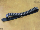 Ceinture pantalon/jupe en cuir PA5 avec rivets décoratifs 14 mm