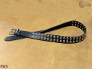 Ceinture pantalon/jupe en cuir PA5 avec rivets décoratifs 14 mm