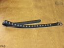 Ceinture pantalon/jupe en cuir PA6 avec rivets décoratifs 17 mm