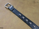 Ceinture pantalon/jupe en cuir PA6 avec rivets décoratifs 17 mm