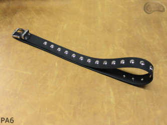 Ceinture pantalon/jupe en cuir PA6 avec rivets décoratifs 17 mm