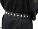 Ceinture pantalon/jupe en cuir PA6 avec rivets décoratifs 17 mm