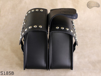 LEATHER SADDLEBAGS S185