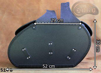 LEATHER SADDLEBAGS S14