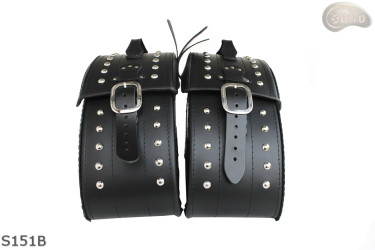 LEATHER SADDLEBAGS S151