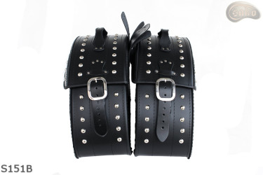 LEATHER SADDLEBAGS S151