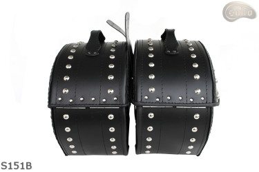 LEATHER SADDLEBAGS S151