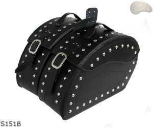 LEATHER SADDLEBAGS S151