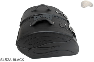 Bőr táska S152 BLACK