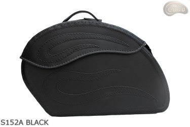 Bőr táska S152 BLACK