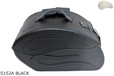 Bőr táska S152 BLACK