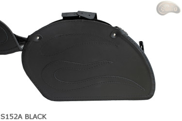 Bőr táska S152 BLACK