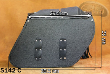 LEATHER SADDLEBAGS S142