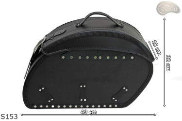 Bőr táska S154 BLACK