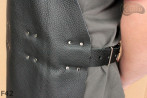Leather protective apron F42/butcher/welding/chef/barbecue/locksmith