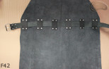 Tablier de protection en cuir F42/boucher/soudure/chef/barbecue/serrurier