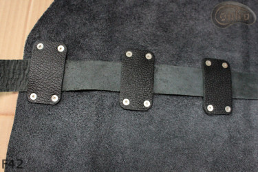 Tablier de protection en cuir F42/boucher/soudure/chef/barbecue/serrurier