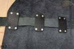 Tablier de protection en cuir F42/boucher/soudure/chef/barbecue/serrurier