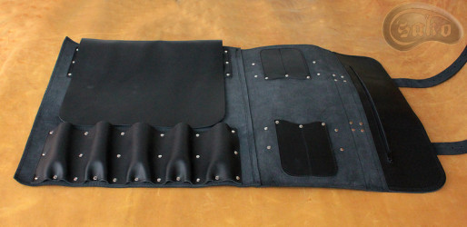 Torba/ pokrowiec na noże CZARNA LICÓWKA (model 4)