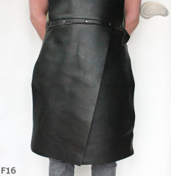 Tablier de protection en cuir F16/boucher/soudure/chef/barbecue/serrurier
