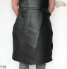 Tablier de protection en cuir F16/boucher/soudure/chef/barbecue/serrurier