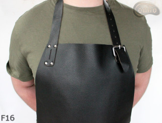 Tablier de protection en cuir F16/boucher/soudure/chef/barbecue/serrurier