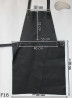 Tablier de protection en cuir F16/boucher/soudure/chef/barbecue/serrurier
